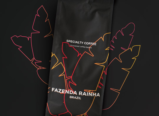 Wysokogatunkowa, niepalona kawa ziarnista "Brazil Fazenda Rainha", 1 kg