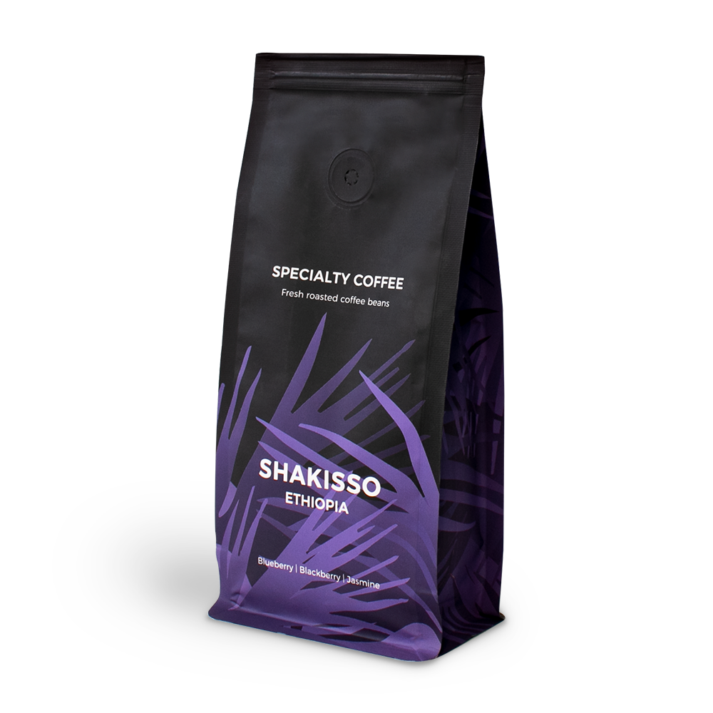 Wysokogatunkowa kawa ziarnista "Ethiopia Shakisso", 250 g