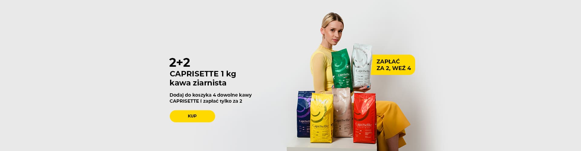 2+2 CAPRISETTE 1 kg kawa ziarnista