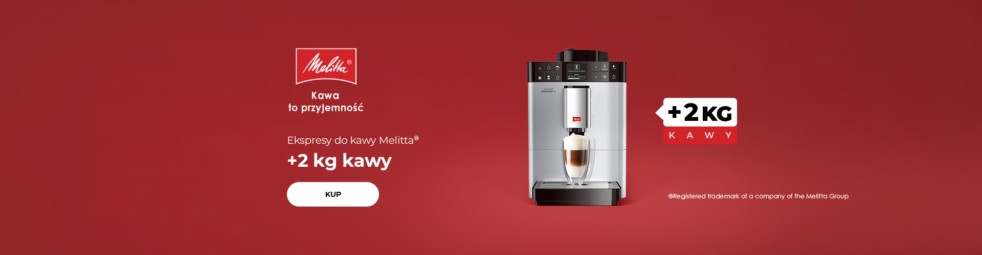 Ekspresy do kawy Melitta® + 2 kg kawy