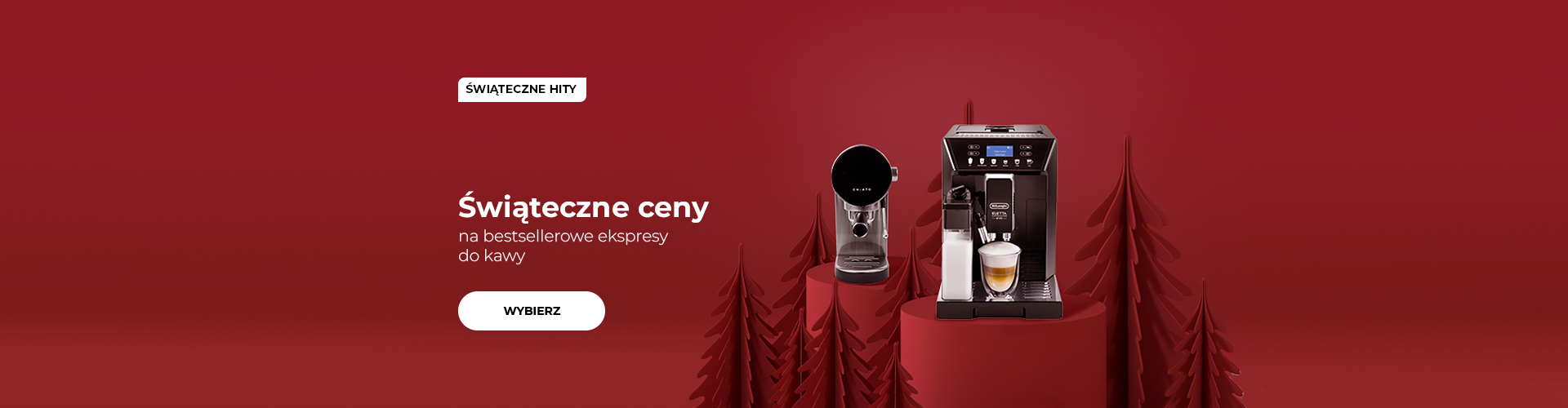 Świąteczne ceny na bestsellerowe ekspresy do kawy